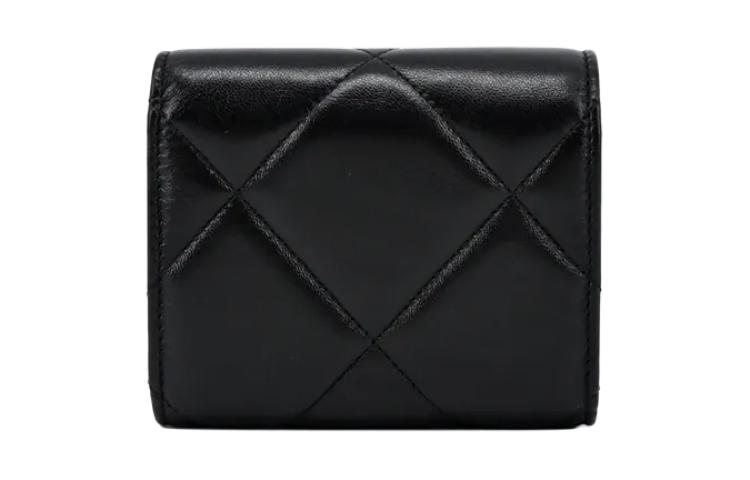 Chanel Кошелек из овечьей кожи, женский, черный — фото 3
