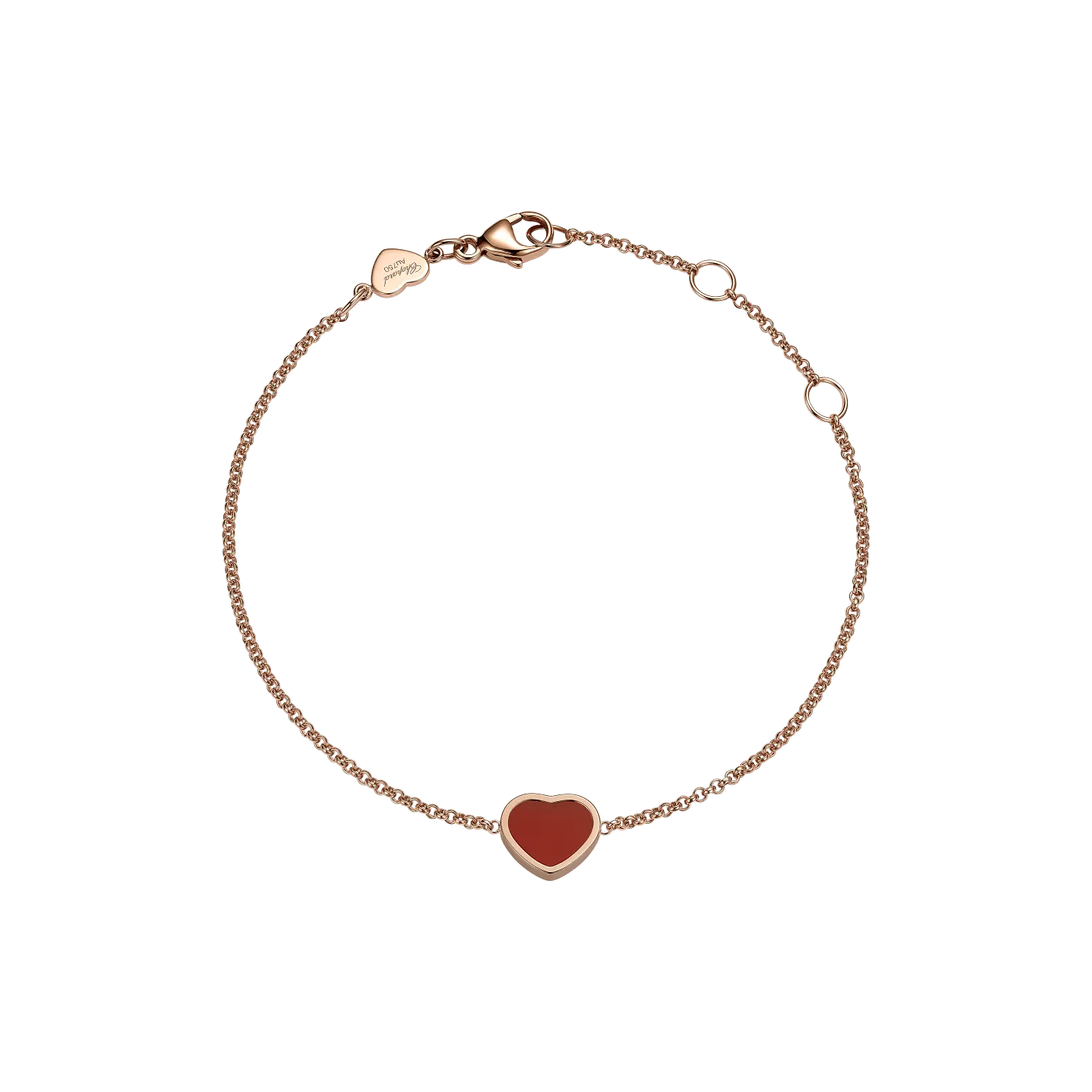 

Браслет Chopard My Happy Hearts - Браслет, розовое золото, сердолик