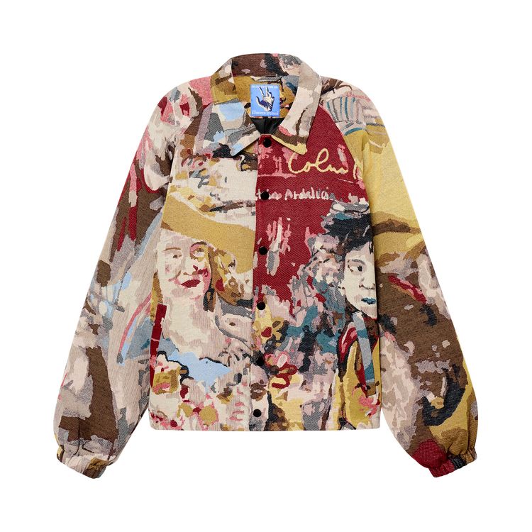 

Куртка KidSuper Jaquard Painting Jacket 'Multicolor', разноцветный