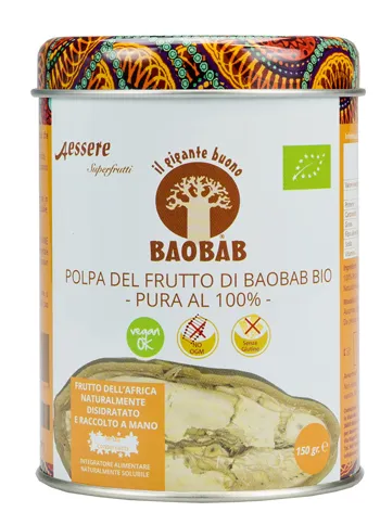 

Органическая мякоть баобаба Aessere 150 г