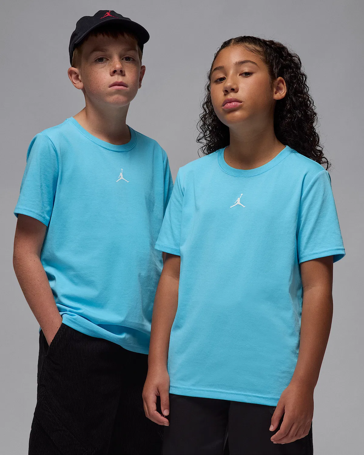 Детская футболка Dri-FIT Core T-Shirt Jordan Sport, Blue Chill