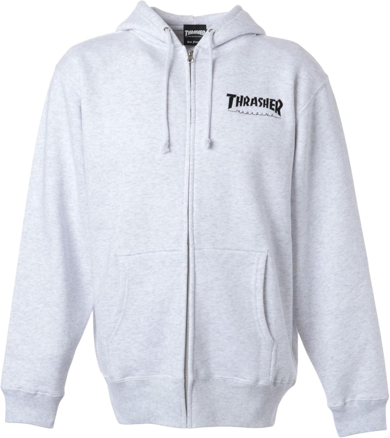 

Мужская толстовка Thrasher TH8602 на молнии с капюшоном (логотип бренда), классическая модель, пепельный, Серый, Мужская толстовка Thrasher TH8602 на молнии с капюшоном (логотип бренда), классическая модель, пепельный