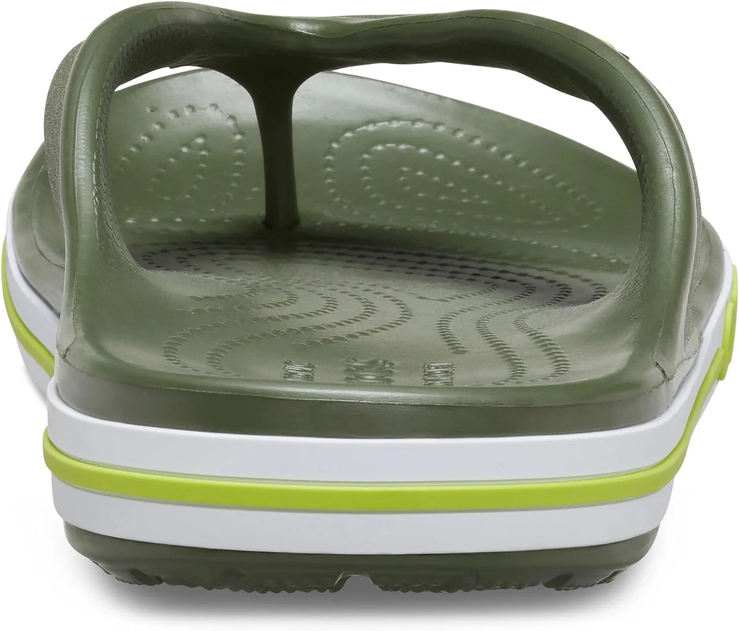 Сандалии-слайды Army Green, Crocs — фото 3