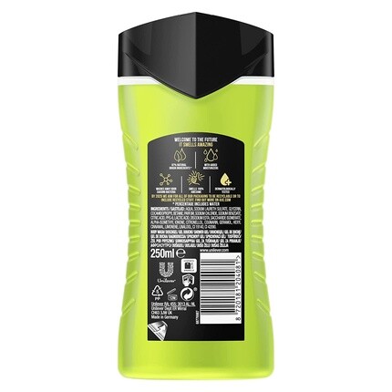 Гель для душа и шампунь 3-в-1 Epic Fresh, дерматологически протестировано, 250 мл, Axe — фото 3