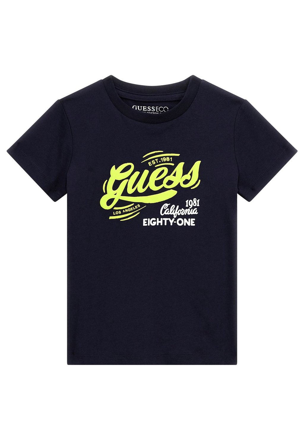

Футболка с принтом LOGO Guess, синий