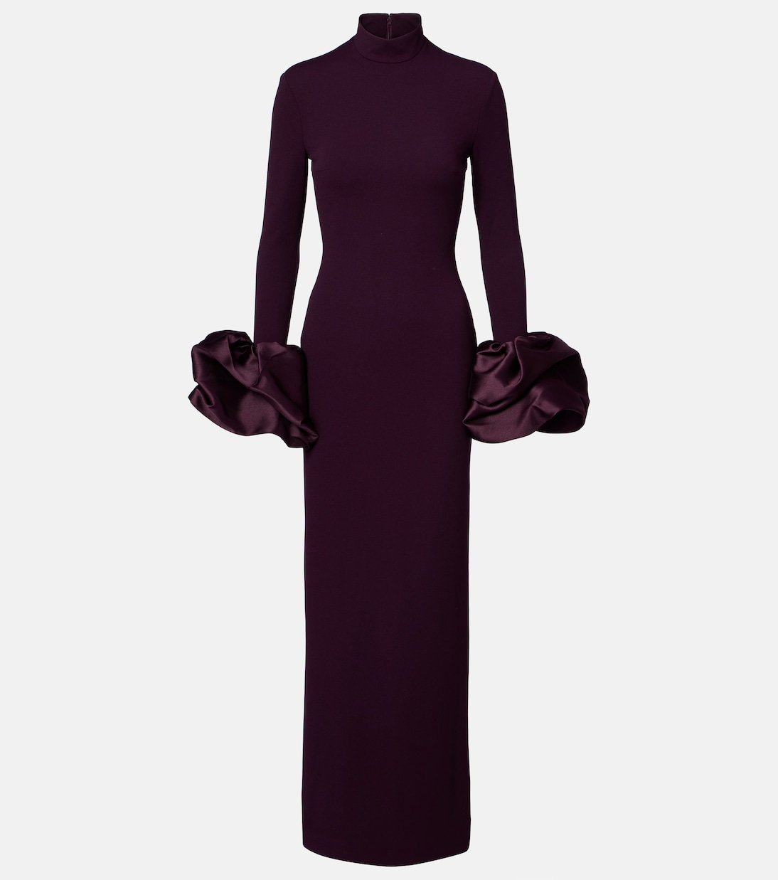 

Вивиана платье с атласной отделкой Solace London, Plum