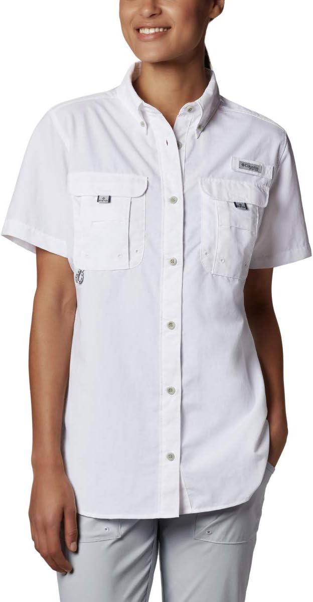 

Футболка Columbia Women's Bahama Short Sleeve Shirt, White, Белый, Футболка Columbia Women's Bahama Short Sleeve Shirt, White