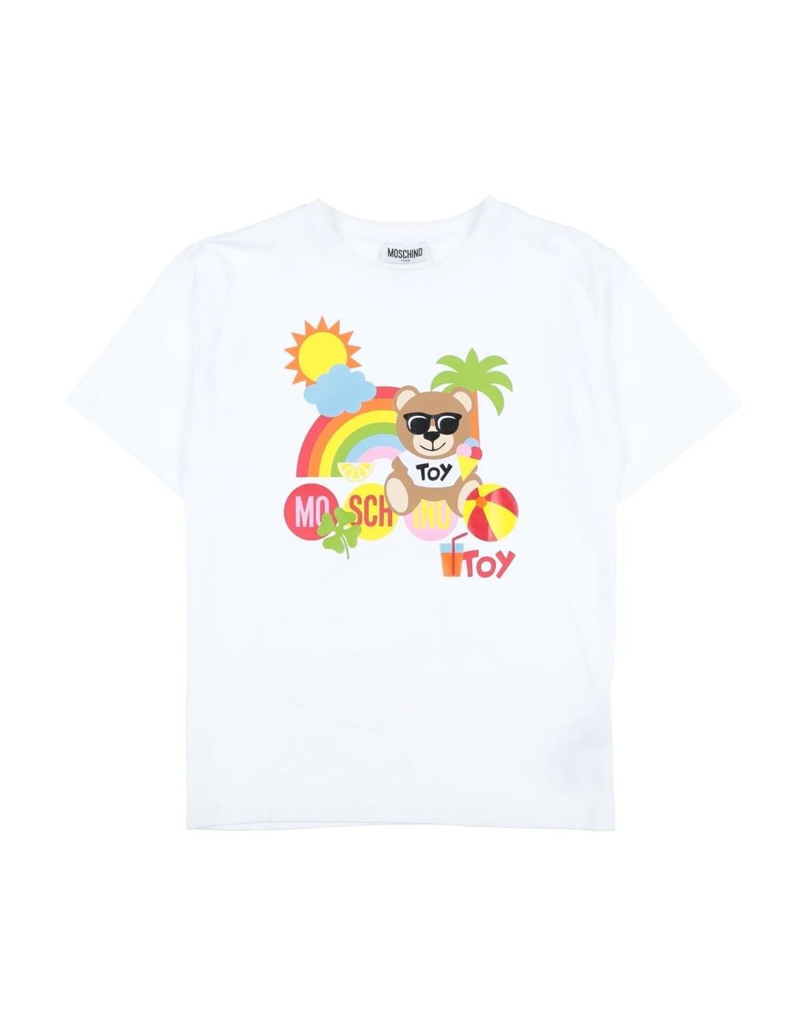 

Футболка Moschino Kid, белый