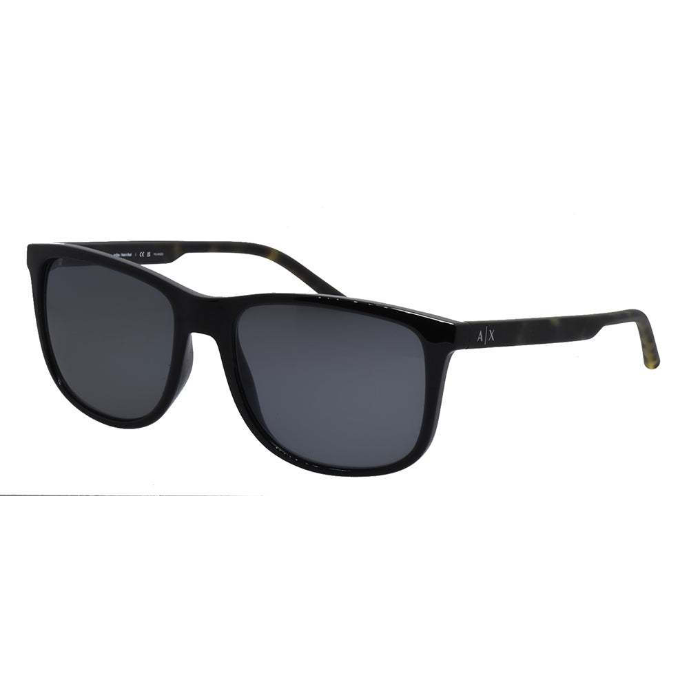 

Armani Exchange AX 4070S 815881 57 мм унисекс солнцезащитные очки-подушки, цвет shiny black