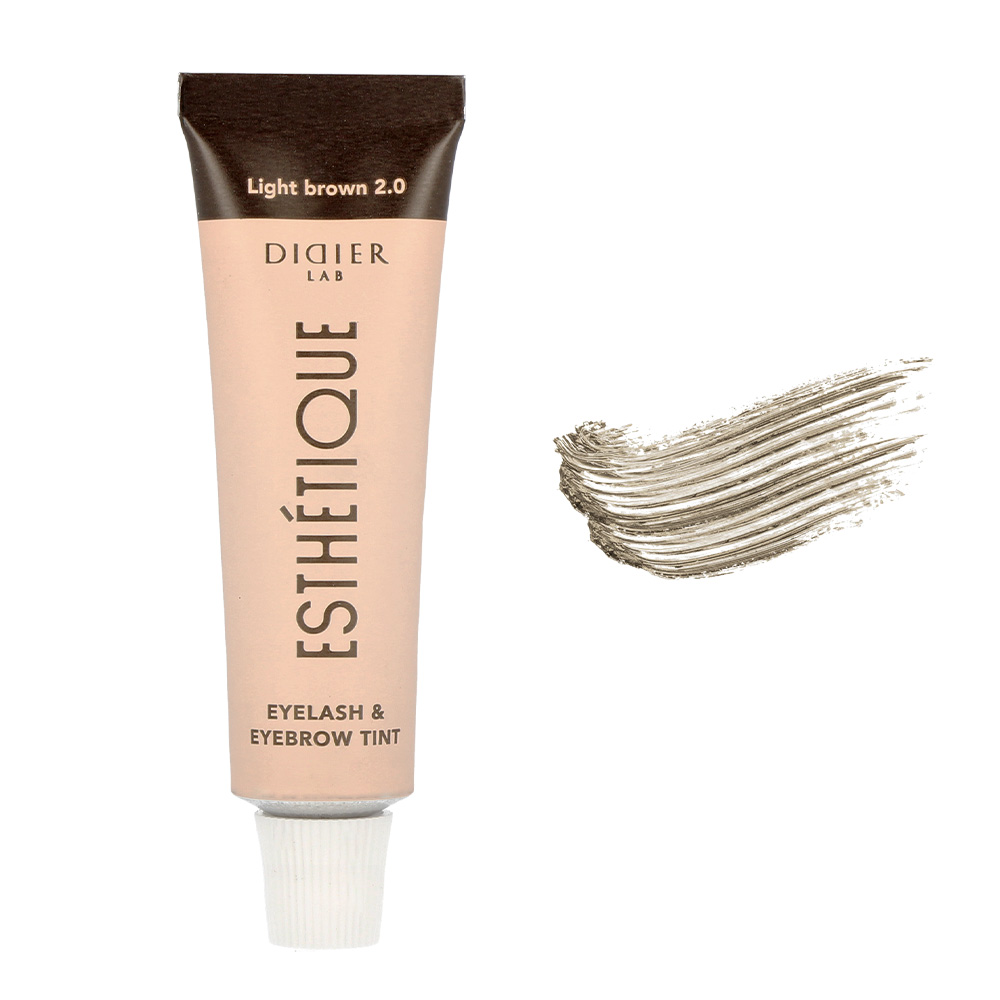 

Краска для бровей и ресниц esthétique brow and lash tint Didier Lab, цвет nr. 2.0 light brown, 15 мл