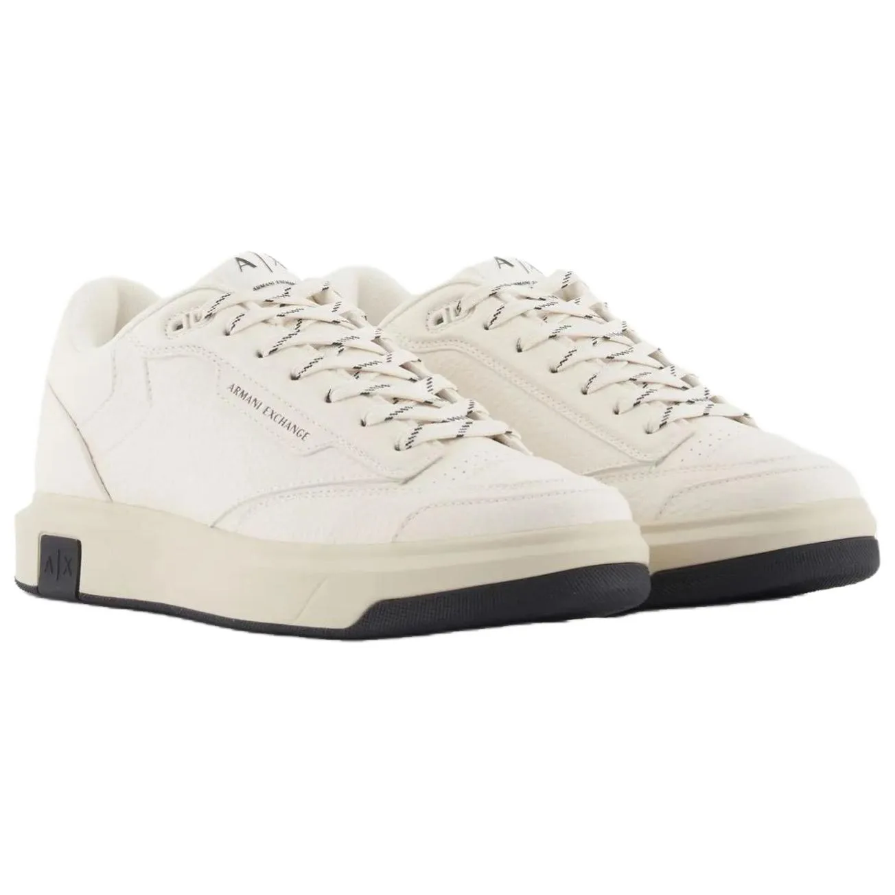 ARMANI EXCHANGE Кроссовки AE Low top Skateboard Shoes 3.4 см мужские бежевые — фото 4