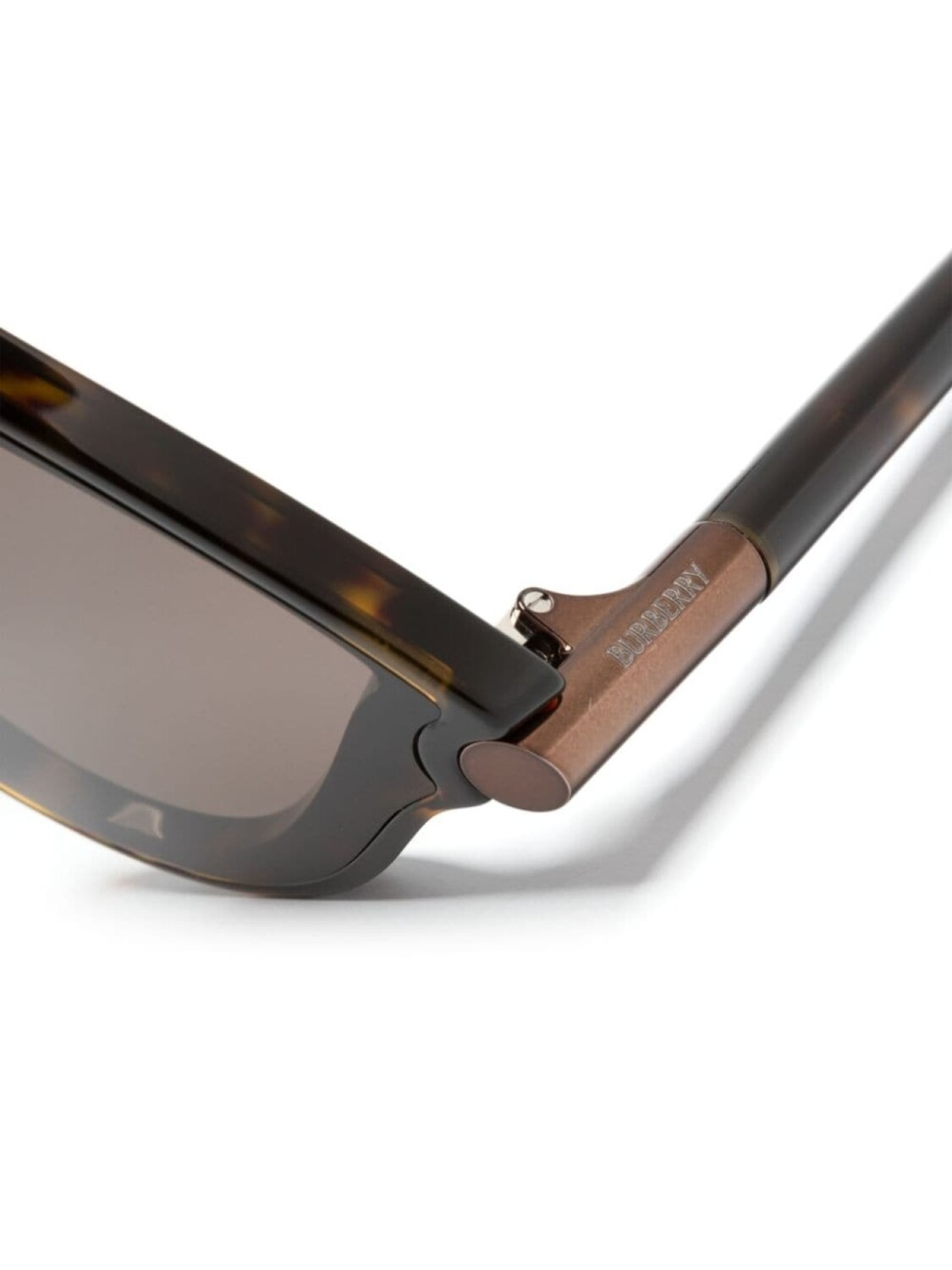Burberry Eyewear солнцезащитные очки в трубчатой геометрической оправе — фото 3