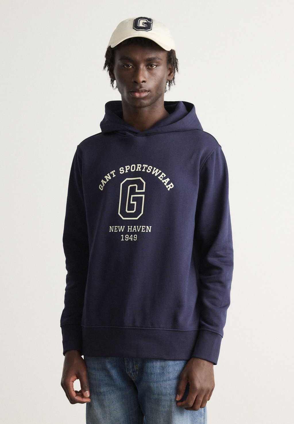 

Толстовка GRAPHIC HOODIE GANT, темно-синий