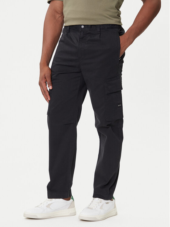 

Брюки из ткани regular fit Sisla-9 50544866 Boss, чёрный