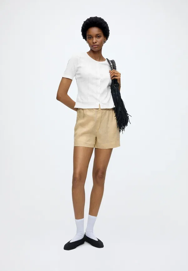 Шорты-бермуды Tommy Hilfiger, цвет пшеничный — фото 2