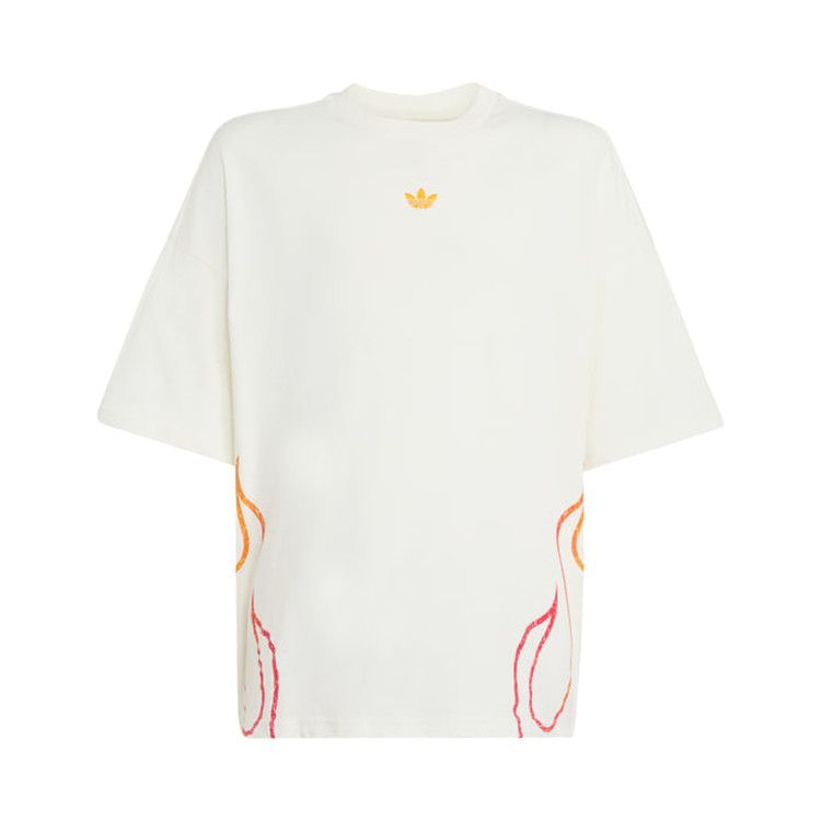 

Футболка Adidas Flames Tee 'Off White'