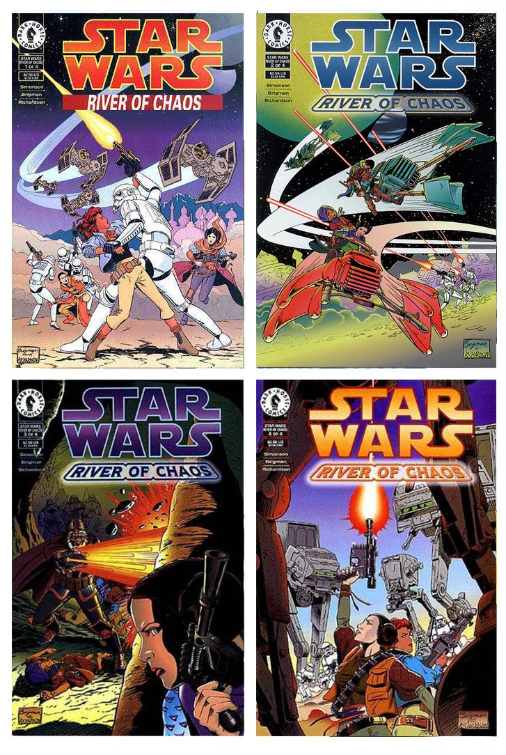 

Star Wars River of Chaos Complete Set - Issue 1-4 Bundle of Four (4) Dark Horse Comics! (Dark Horse Comics)