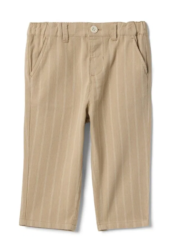 Полосатые брюки прямого кроя Ovs, Beige Marl