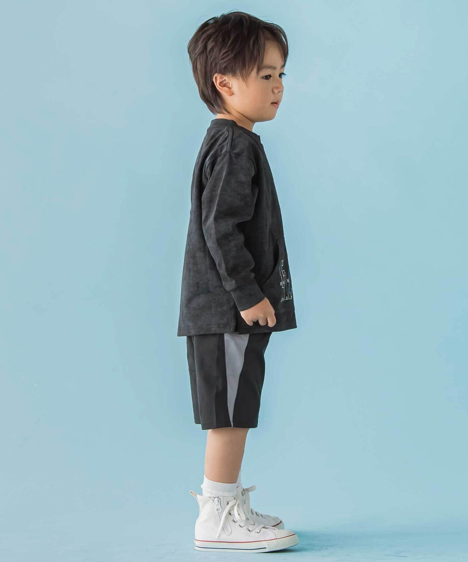 Шорты Triangle Switch (95~160 см) BeBe Petits Pois Vert, Black — фото 2