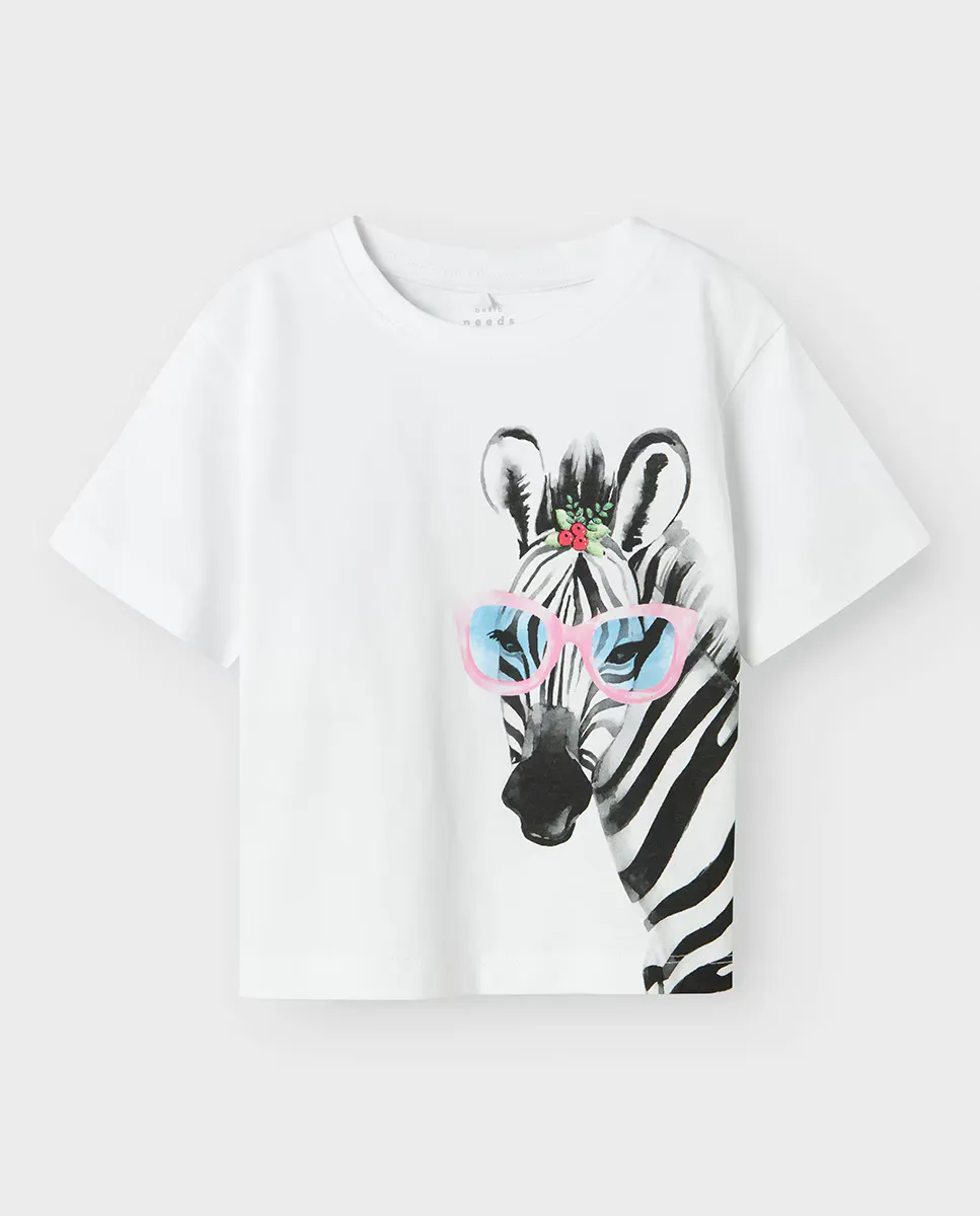 

Футболка с коротким рукавом для девочек name it, белый