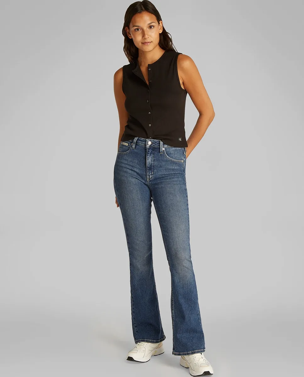 

Женские узкие джинсы bootcut Calvin Klein Jeans, синий