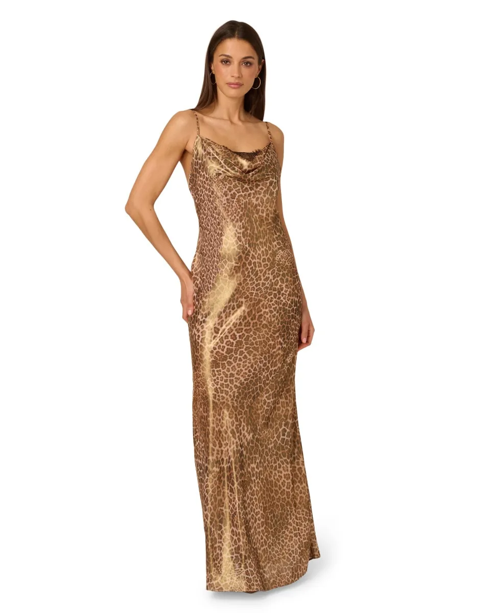 

Ночная сорочка на тонких бретелях Adrianna Papell, коричневый