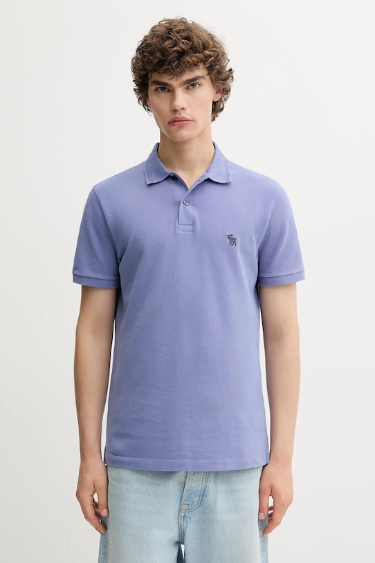

Поло Abercrombie & Fitch, фиолетовый