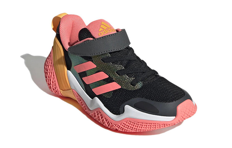 4Uture Kids Кроссовки детские низкие черные/пудровые Adidas — фото 3