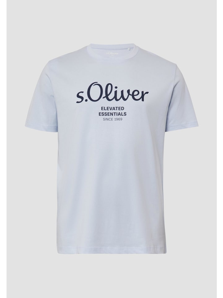 

Футболка 50D1_светло-голубая s.Oliver, Синий, Футболка 50D1_светло-голубая s.Oliver