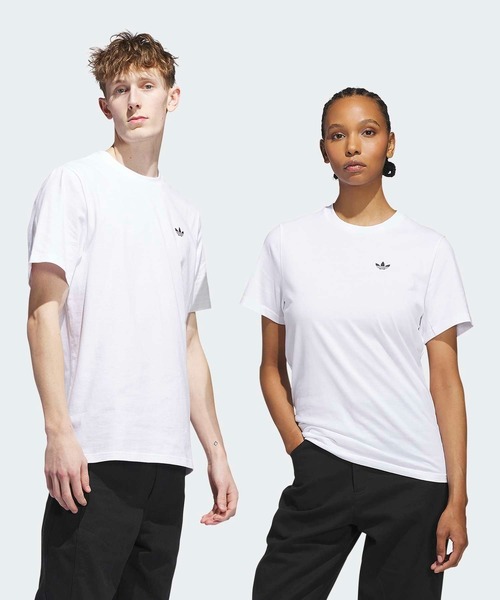 

Футболка с коротким рукавом, логотип, унисекс Adidas Originals, белый