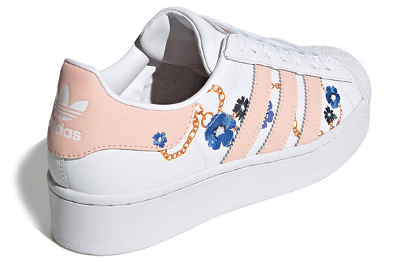 Кроссовки суперзвезда смелый Adidas, белый — фото 4