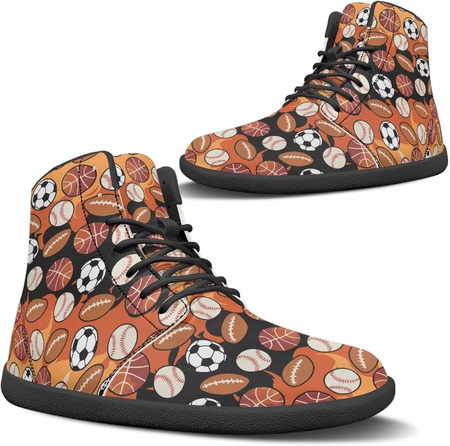 

Кроссовки для мужчин Binienty с кросс-тренингом, легкие высокие многофункциональные минималистичные спортивные туфли, Balls Pattern