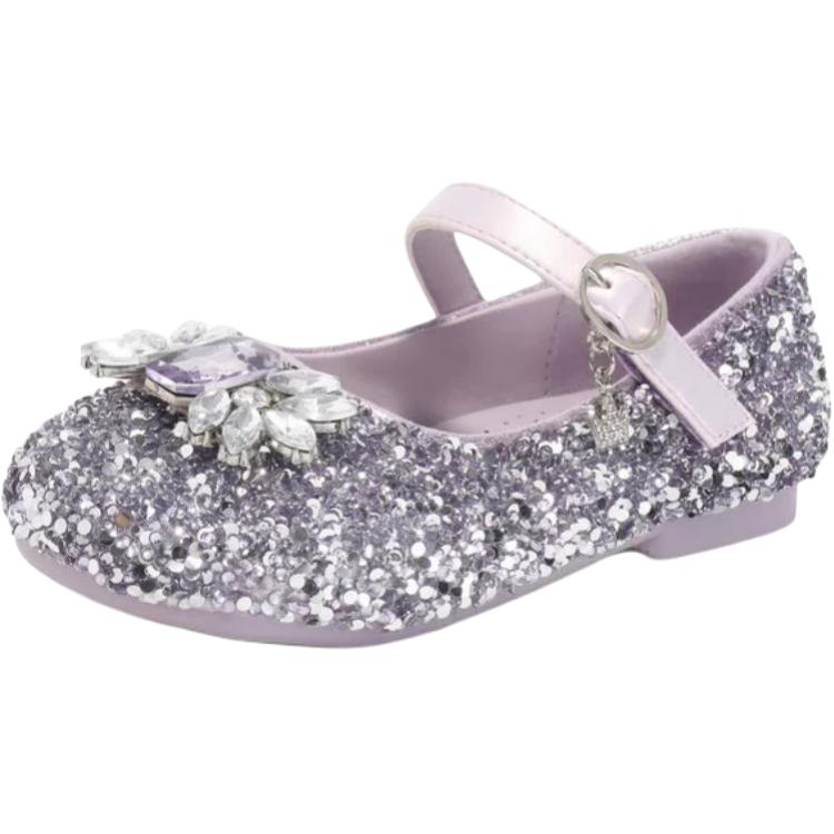 

Износостойкие низкие кожаные туфли для детей 3-7 лет BELLE, фиолетовый