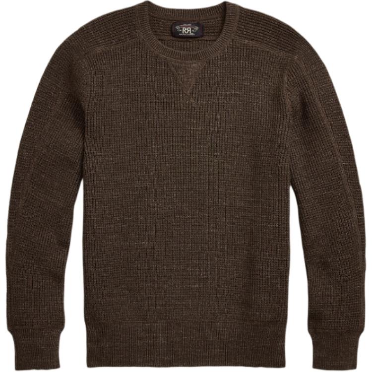 

Джемпер вафельной вязки Ralph Lauren Rrl Double RL, Dark Olive Green