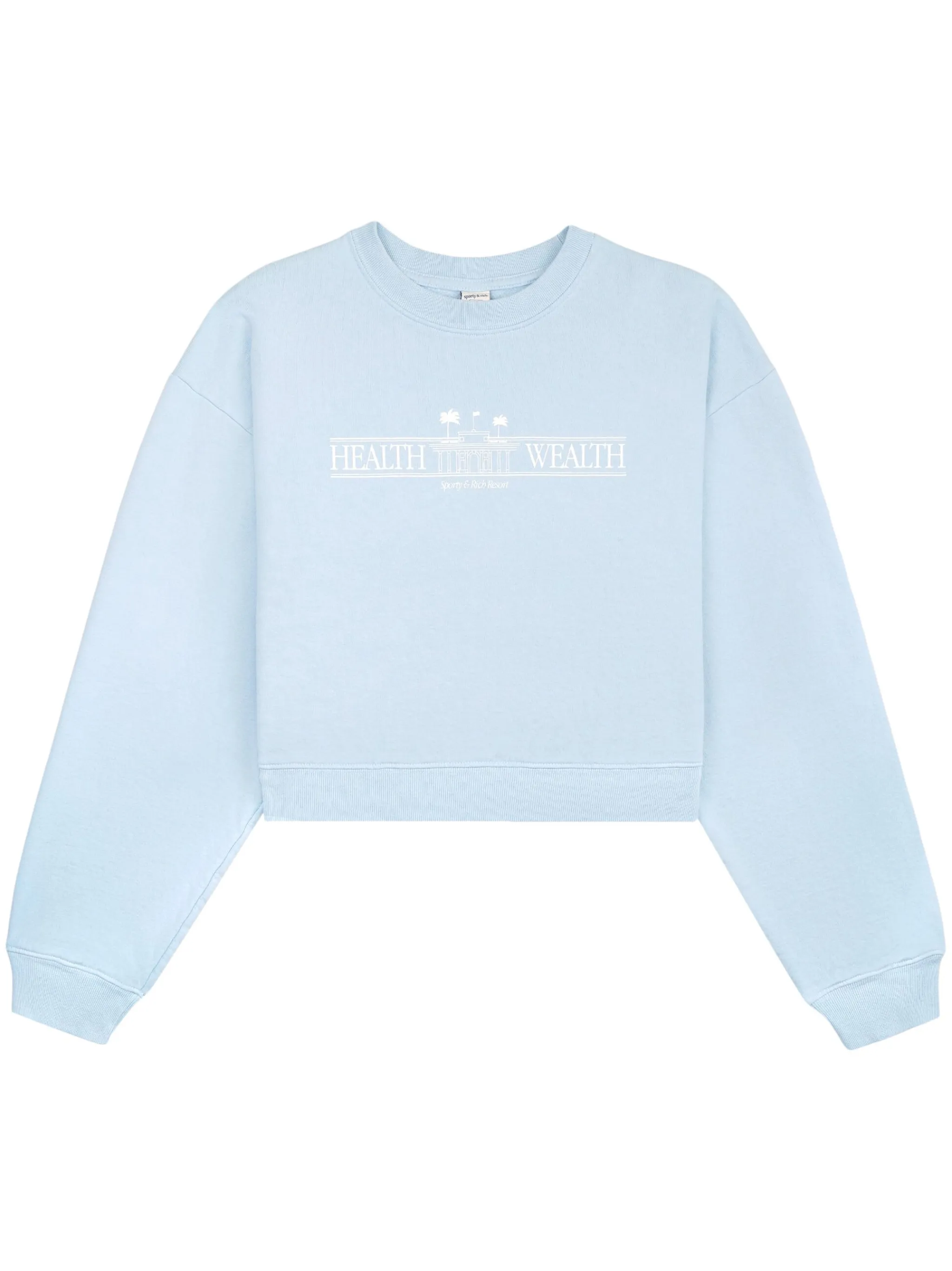 

Укороченная толстовка Health Resort Sporty & Rich, синий