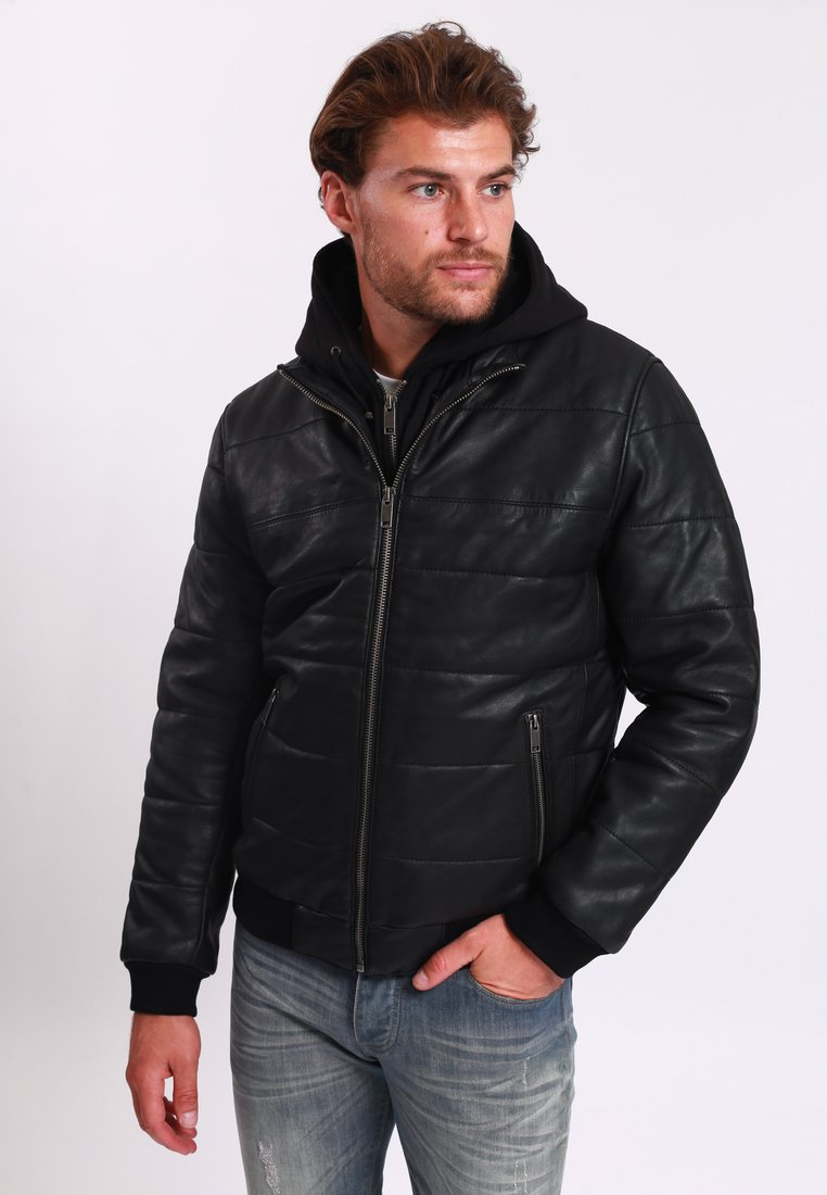 

Кожаная куртка Lee Cooper, черный