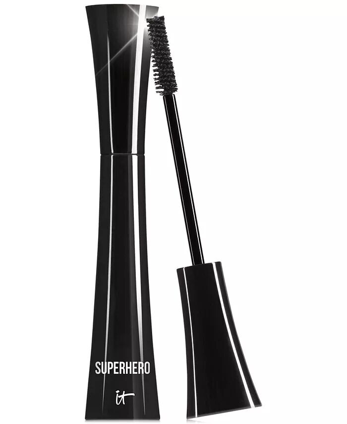 

Тушь для ресниц Superhero Elastic Stretch, придающая объем и удлиняющая длину It Cosmetics, цвет Black