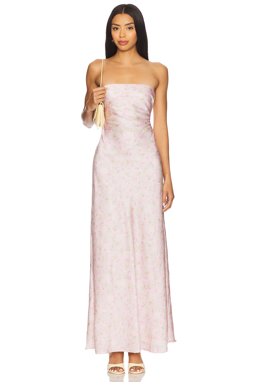 

Длинное платье Carla от For Love & Lemons, pink