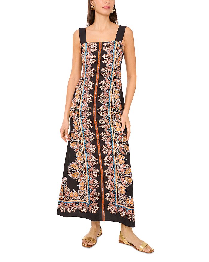 

Платье макси на широких бретелях VINCE CAMUTO, черный
