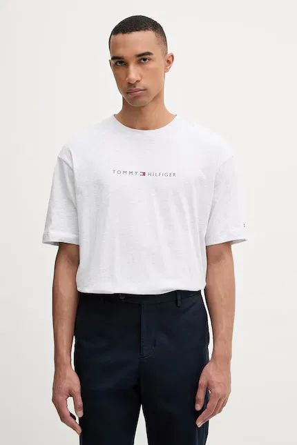 Футболка с принтом T-shirt Tommy Hilfiger, серый