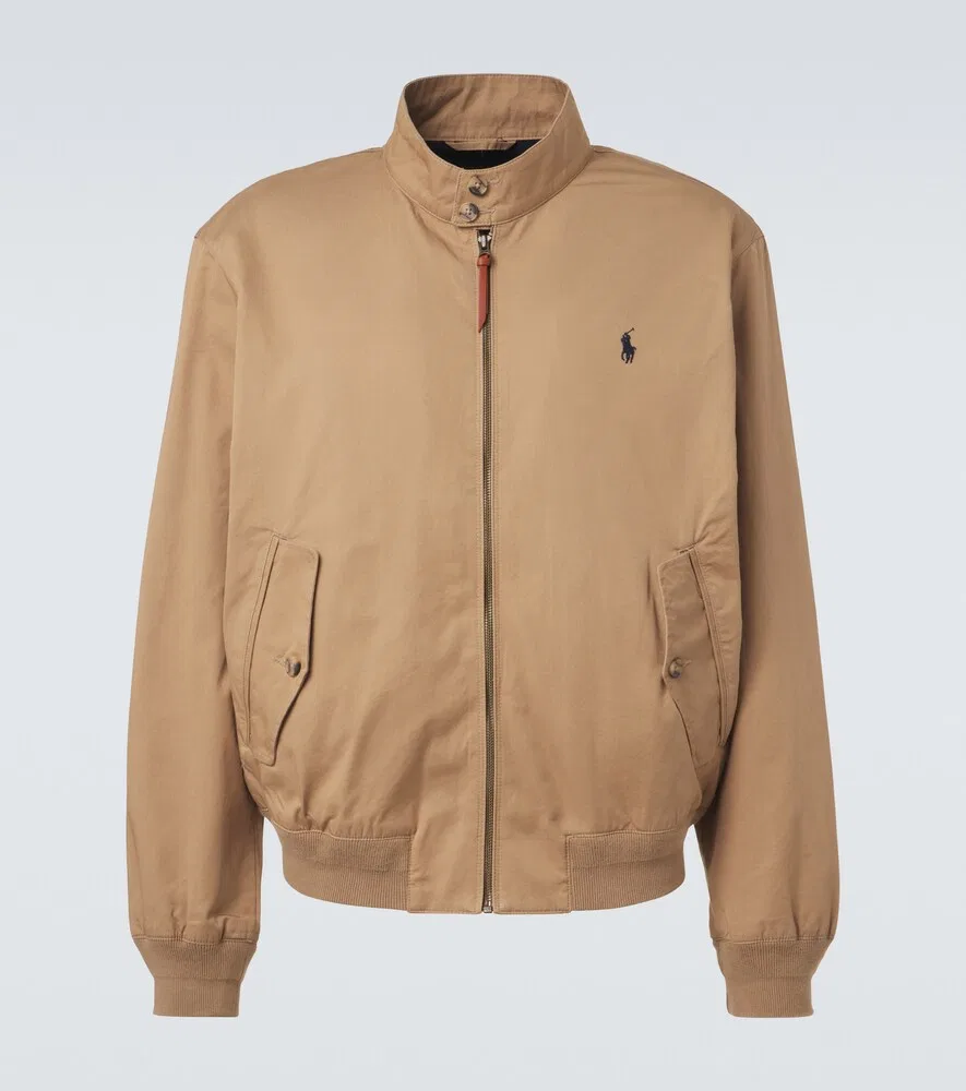 Куртка из хлопчатобумажной саржи Polo Ralph Lauren, коричневый