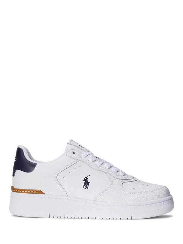 

Кожаные кроссовки ralph lauren masters court Ralph Lauren, цвет White/Navy
