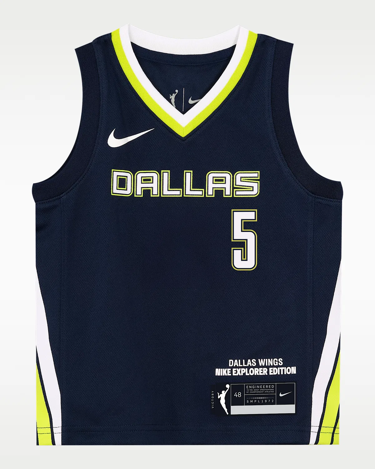 Детская майка Nike WNBA Paige Bueckers Dallas Wings Explorer Edition, College Navy