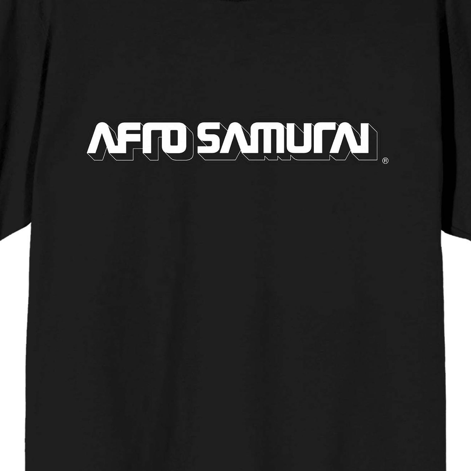 

Мужская белая футболка с логотипом Afro Samurai Licensed Character, Белый, Мужская белая футболка с логотипом Afro Samurai Licensed Character