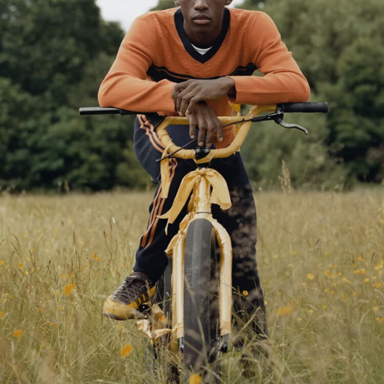 Adidas X Wales Bonner Knit Long-Sleeve «Orange» Adidas Originals, оранжевый — фото 3