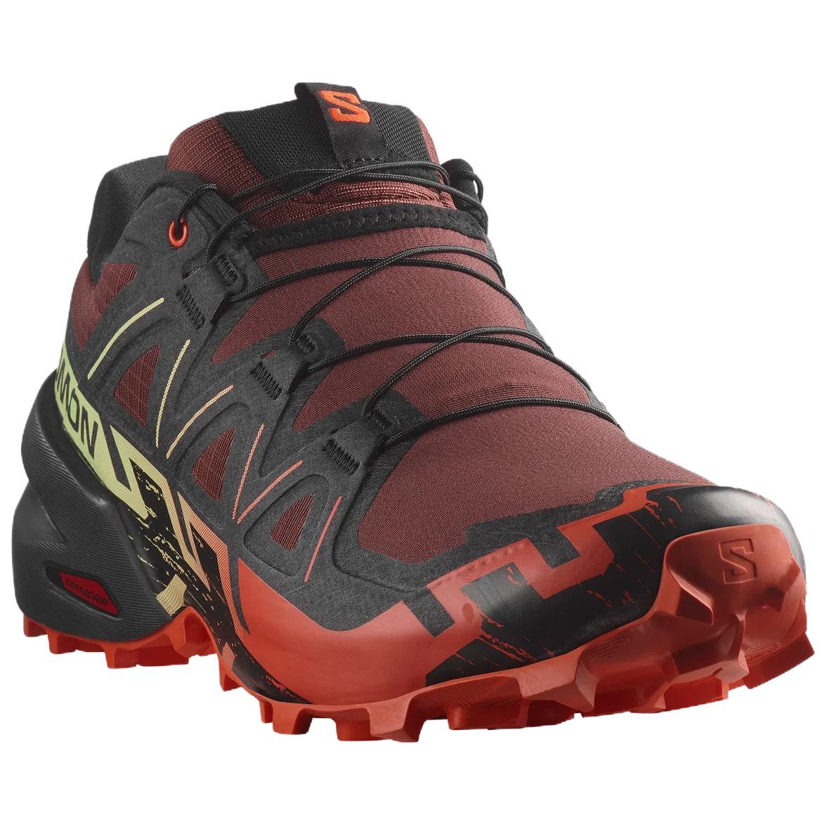 Speedcross 6 'Rum Raisin' SALOMON, красный черный — фото 4