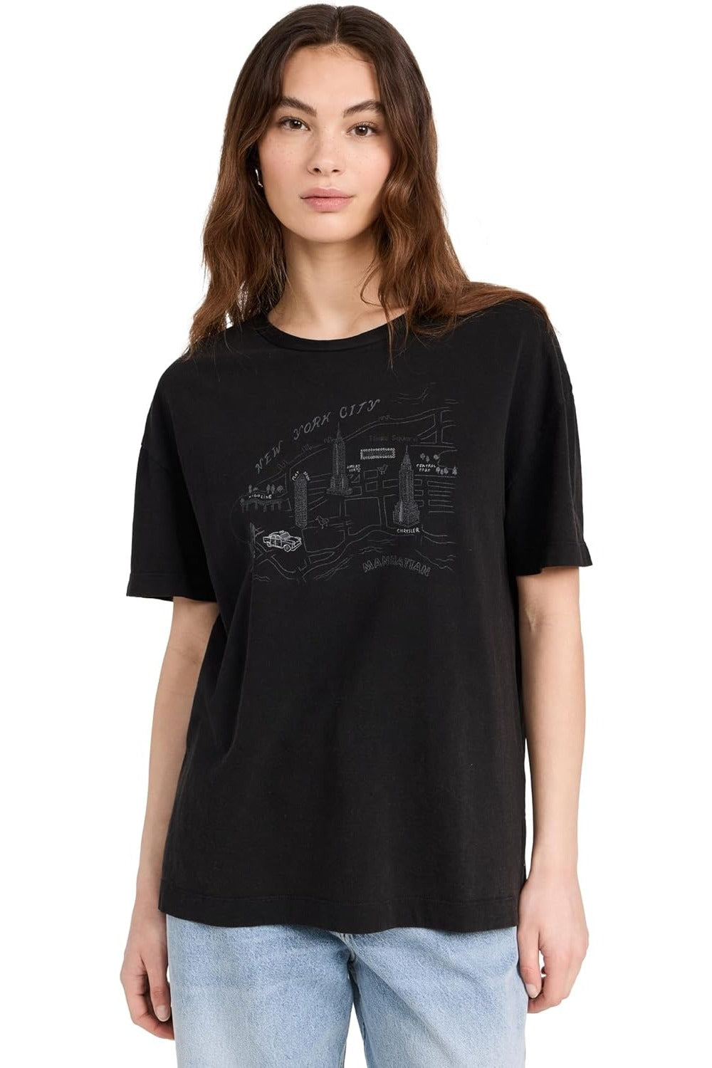 

Футболка женская Mica City от rag & bone, черная