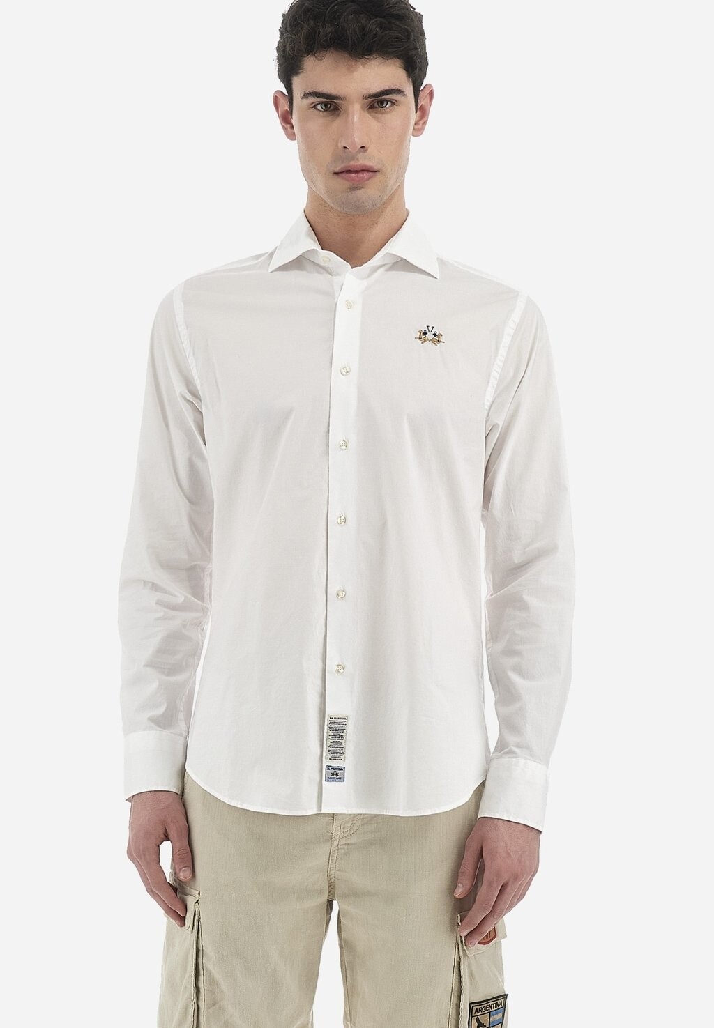 

Рубашка Long-Sleeved Shirt La Martina, цвет optic white