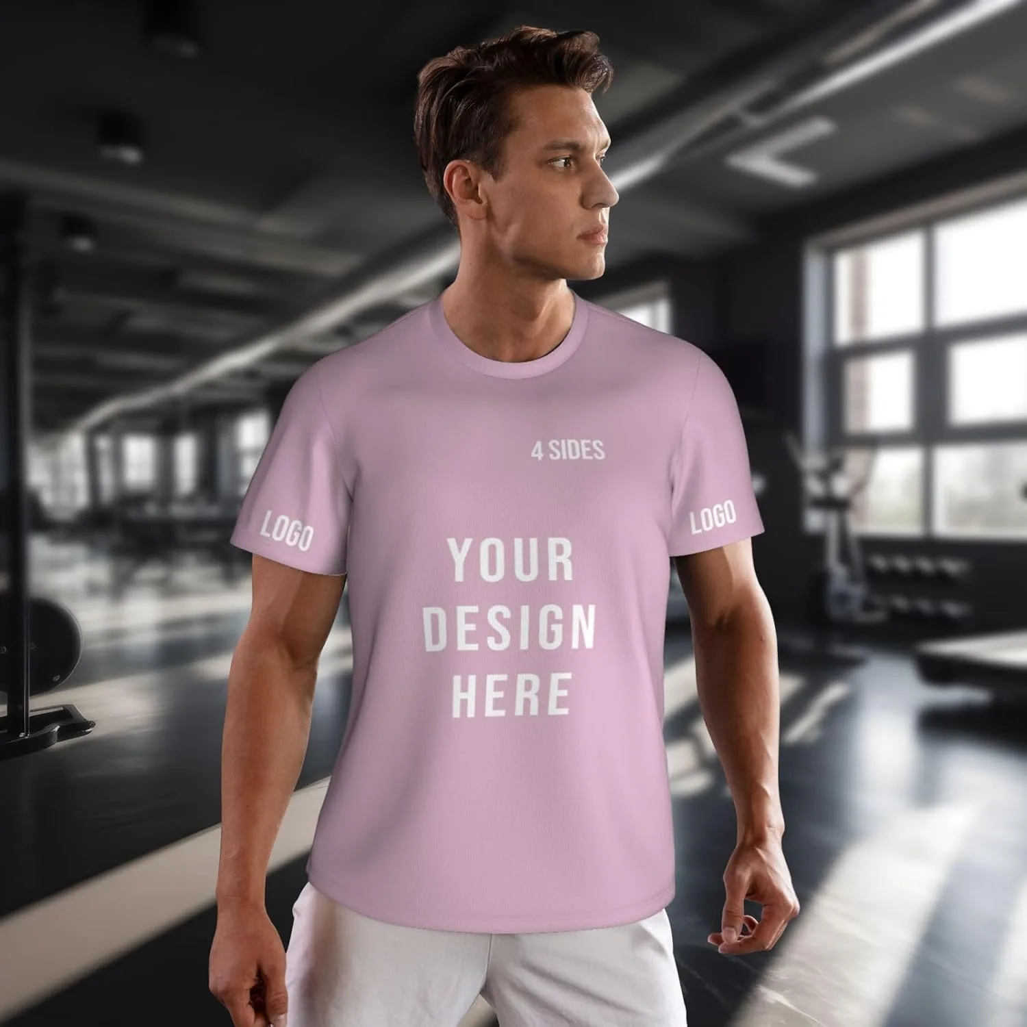 Футболка Custom с логотипом и текстом на 4 сторонах — фото 3