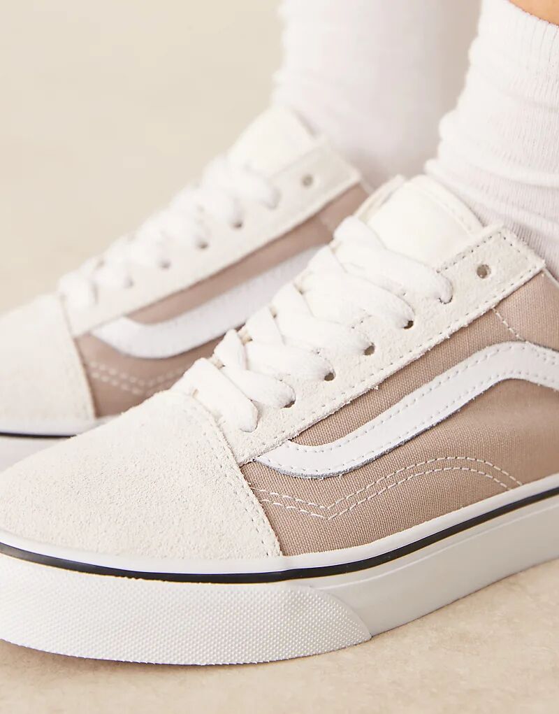 Кроссовки Vans Old Skool в нейтральных двухцветных тонах — фото 3